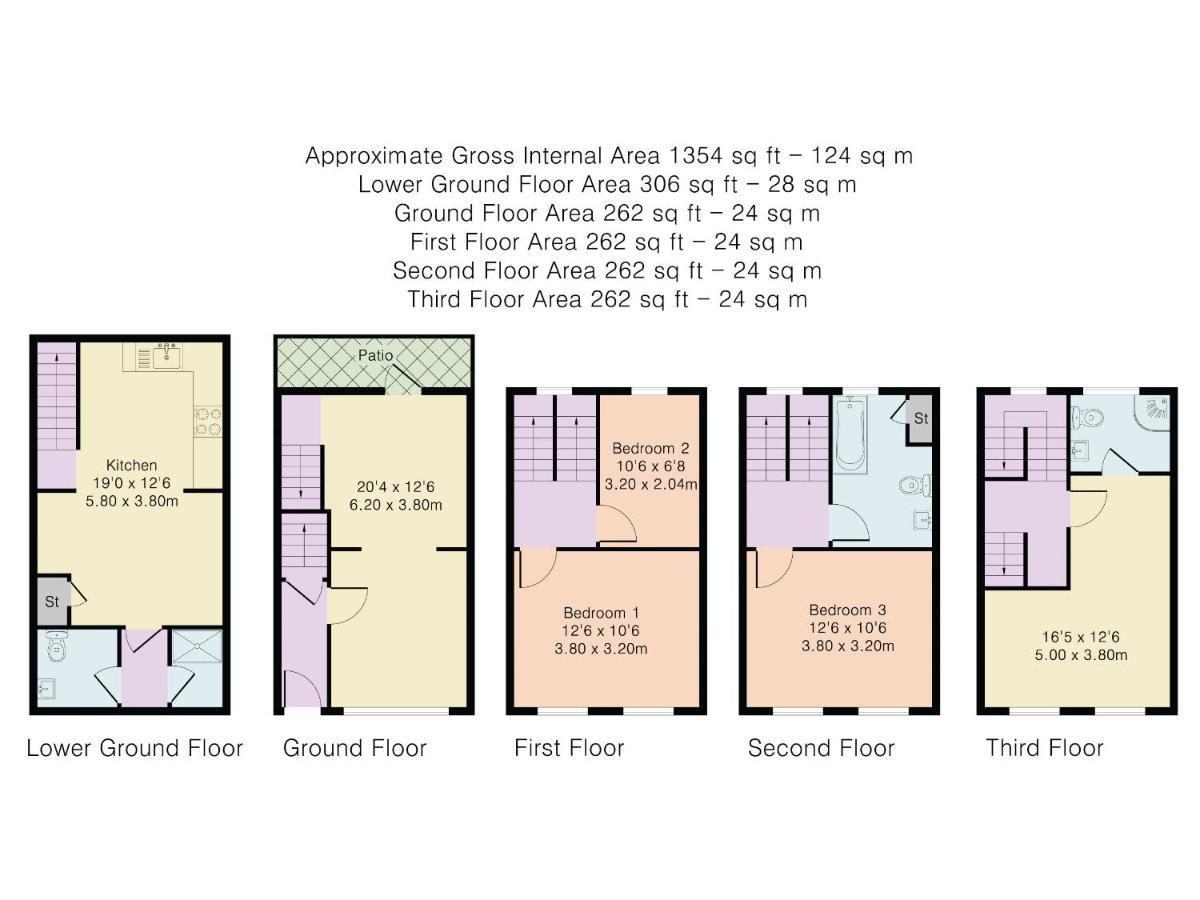 伦敦Charming 4 Bed Town House With Roof Terrace别墅 外观 照片